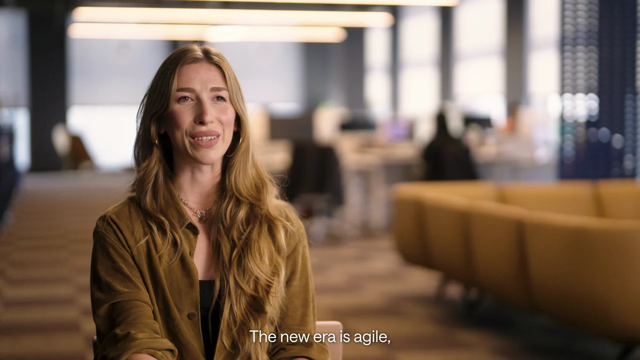 Thumbtack marketer interviewed in an office for the Hightouch customer story